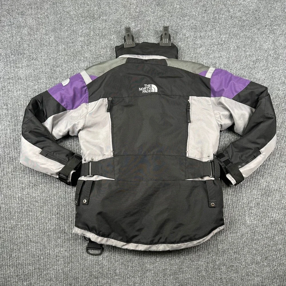 The North Face Steep Tech Scot Schmidt Ski Jacket Mens Small Black Gray Purple